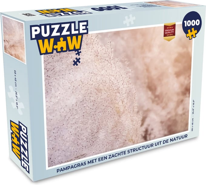 Puzzel Pampasgras - Structuur - Planten - Natuur - Legpuzzel - Puzzel 1000 stukjes volwassenen