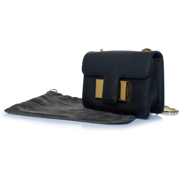 Tom Ford, zwarte korrelige lederen Sienna tas