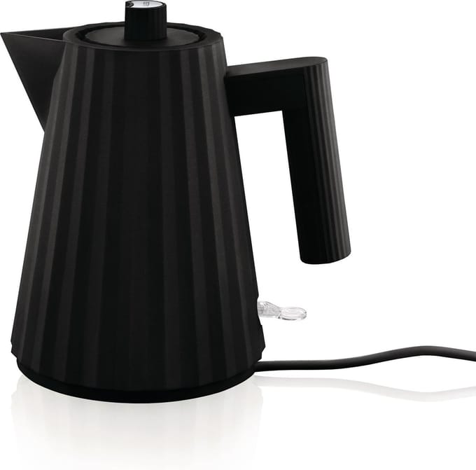 Alessi Plissé Waterkoker - 1L - Kunststof - Zwart