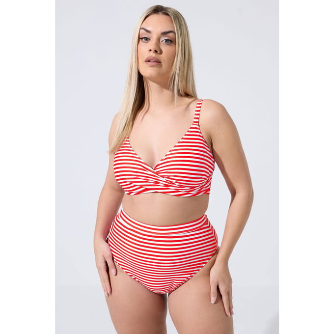 Limited Collection Bikinitop Met Rode Streep Size 46