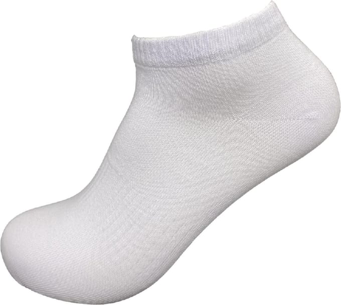 8 Paar Luxe Sneakersokken - DONEX® - katoen - Wit - Maat 39-42