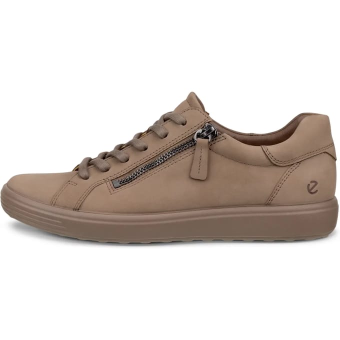 Ecco Ecco Soft 7 Slide Sneakers taupe Nubuck
