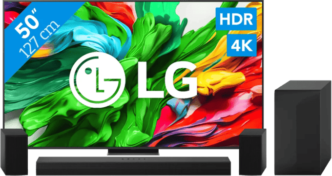 LG 50" QNED86 EVO 4K (2025) + LG DS60TR