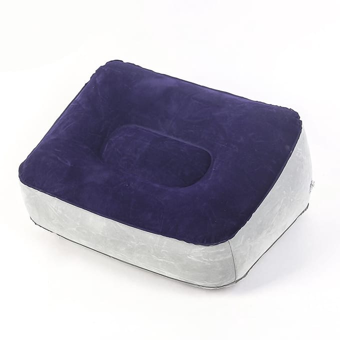 Dailygoods - Opblaasbare Air Voetsteun Kussen Voetsteun Kussen Reizen Accessoire
