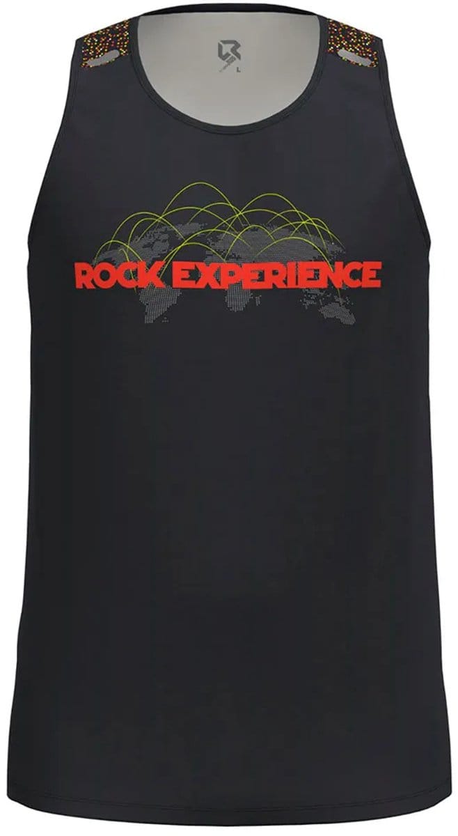 Rock Experience Spotlights Mouwloos T-shirt Zwart L Man