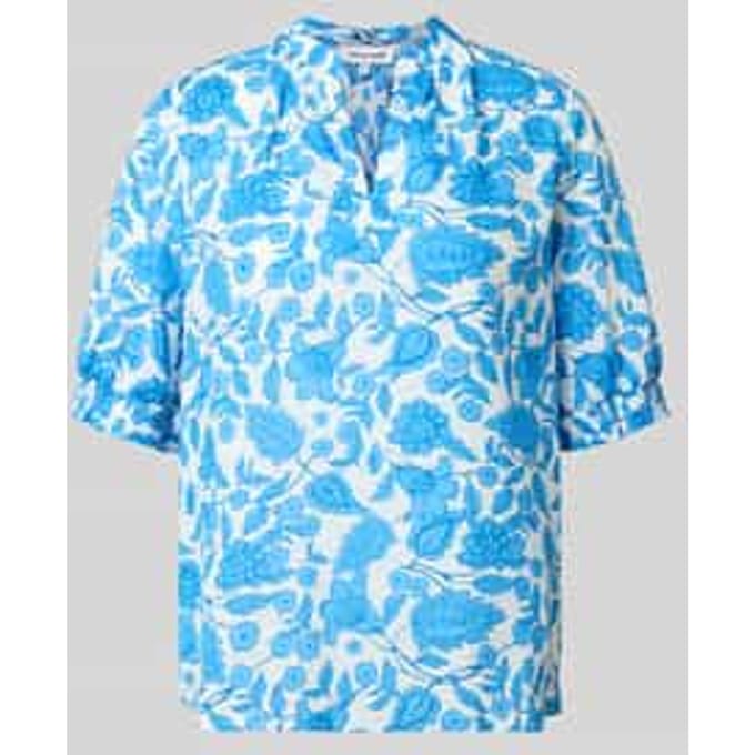Blouse met elastische mouwboorden
