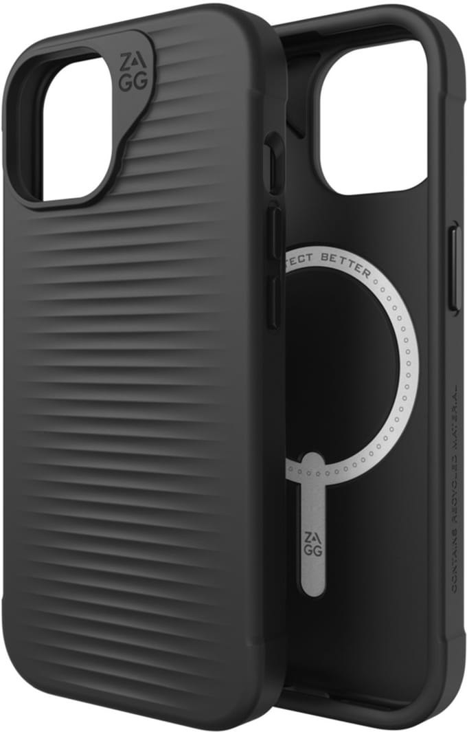 ZAGG Luxe Snap hoesje geschikt voor iPhone 15 - Zwart