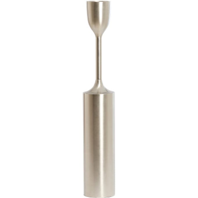 Light & Living Kandelaar Velez - Mat Zilver - Ø13x77cm - Modern - Metaal