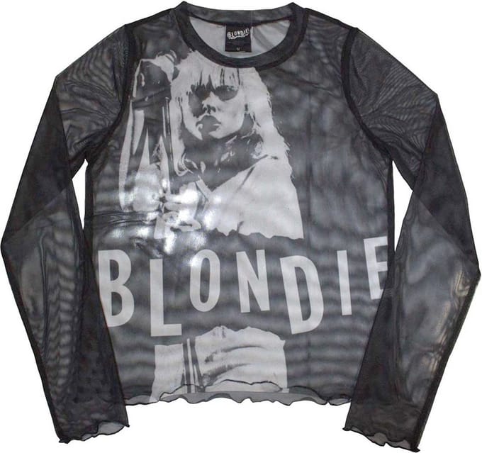 Blondie - Mic Stand Longsleeve top - S - Zwart