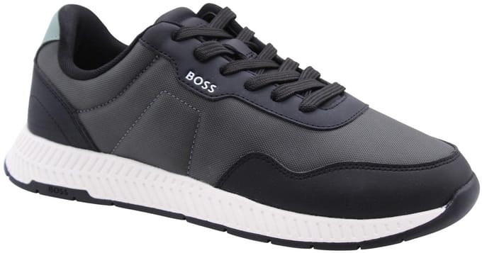Hugo Boss - Schoenen - Grijs - Heren - Maat 41 -