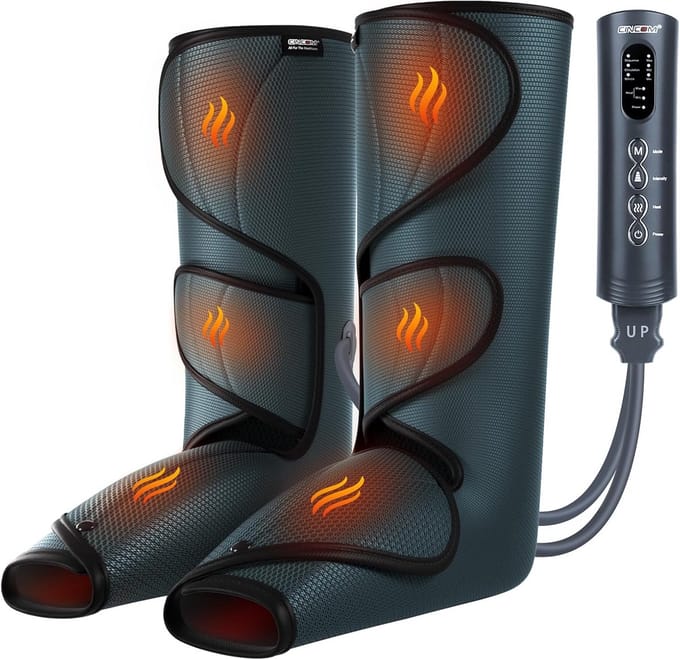 Beenmassager met warmte - Voet kuiten - Spierontspanning bevorderen - 3 modi 2 verwarming