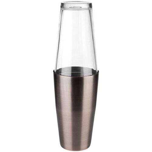 GGM Gastro (6 Stück) Boston Shaker - 2-teiliges Set - Edelstahl - 0,7 Liter