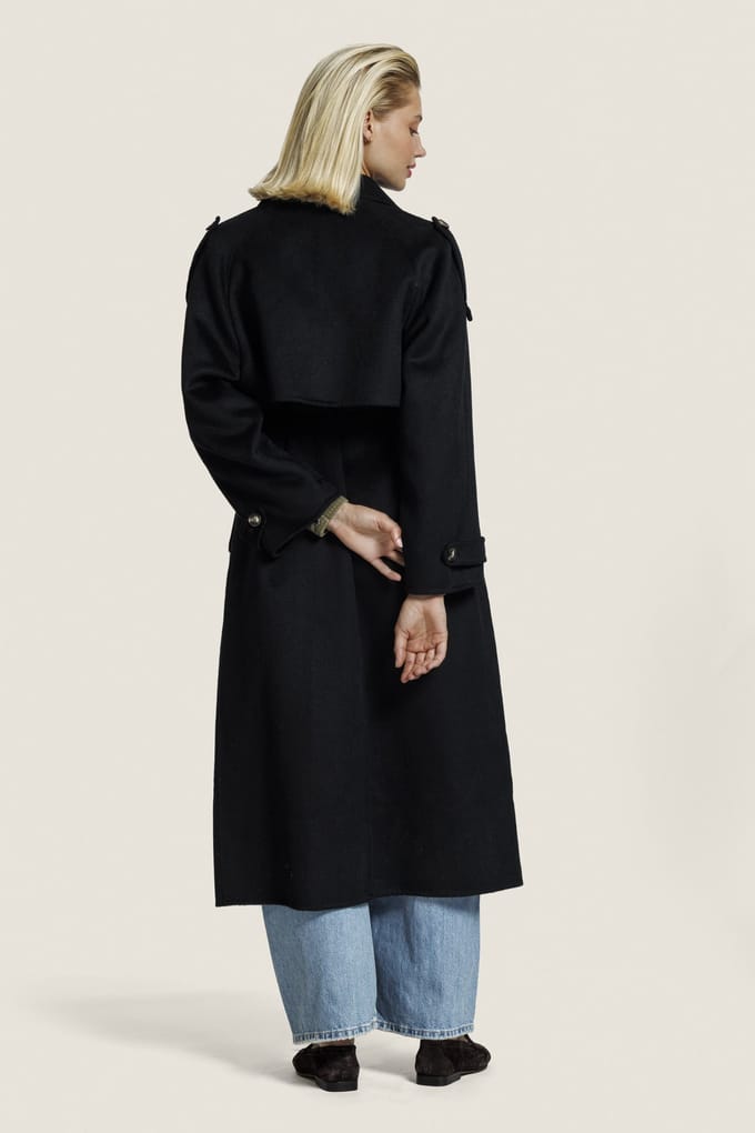 ALTER EGO Adelinewool Jacket Black Größe: M | Trench Coats Outlet | Damen | Schwarz