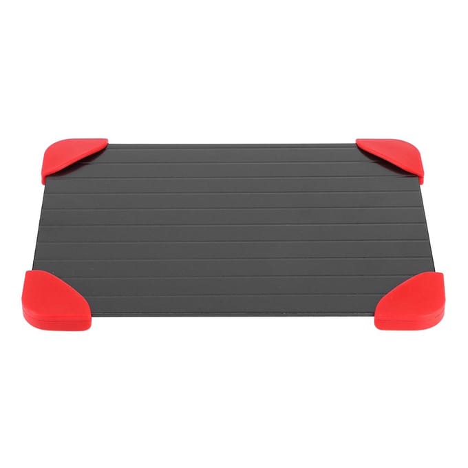 Rechthoekige Snel Ontdooien Tray Snel Ontdooien Plaat Bord voor Ontdooien Vlees Voedsel Keuken Gadget gray