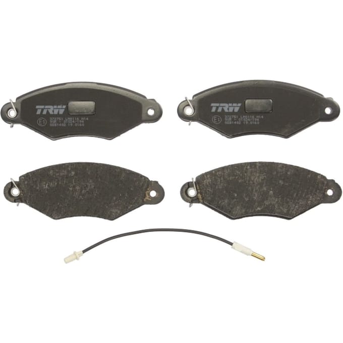 Remblokset TRW GDB1402, voor