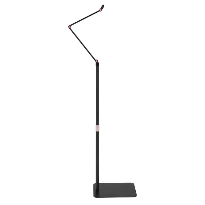 Projectiestandaard Verstelbare Hoogte 43,3‑59,1 inch Met 1/4 Inch Schroefinterface Gearticuleerde Arm Multihoek Verstelling voor white