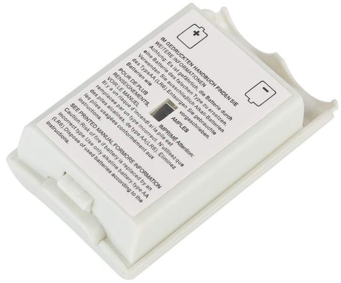 Dailygoods - Batterij Cover - Vervanging - Universeel - Wit