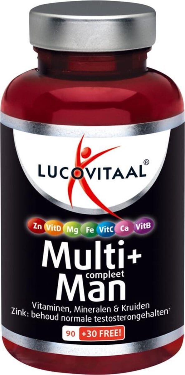 Lucovitaal Multivitamine Man MAXI pot 120 tabletten