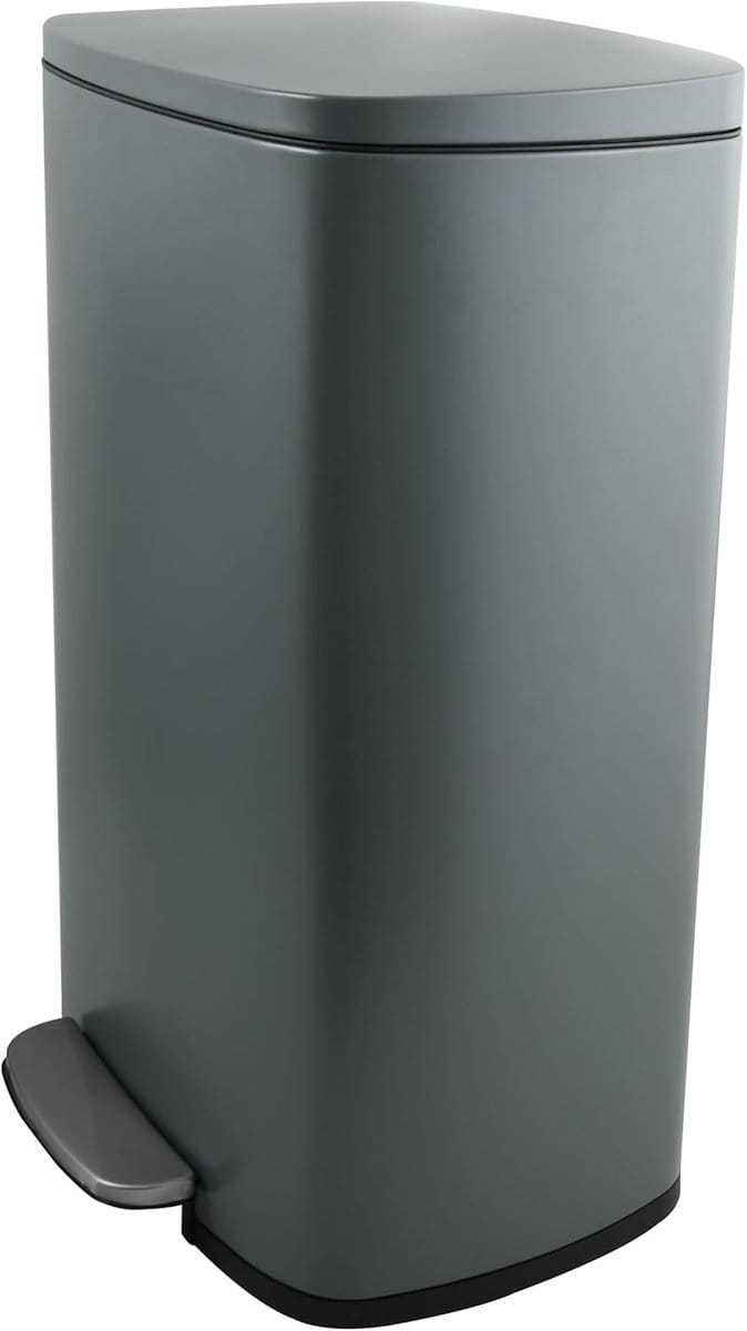 Afvalemmer 50 liter met softclose en pedaal voor keuken