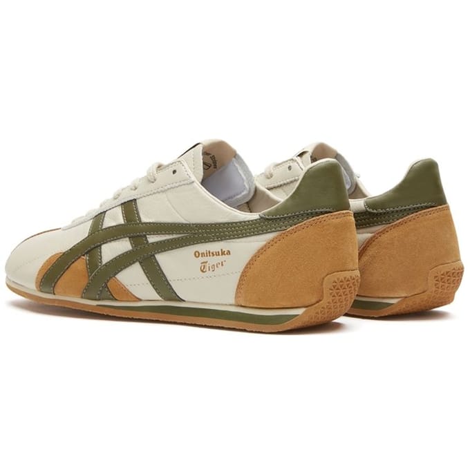 Onitsuka Tiger Runspark Beige Vert Olive Jaune Moutarde Baskets Unisexes Crème 1183B480-200 39 beige