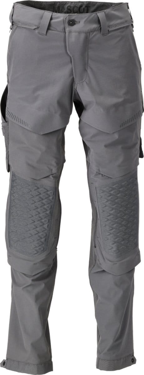 Mascot Customized Broek met kniezakken 22279-605 - steengrijs - C56 - 82