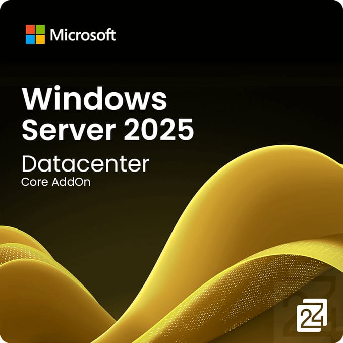 Microsoft Windows Server 2025 Datacenter Core AddOn 16 Core