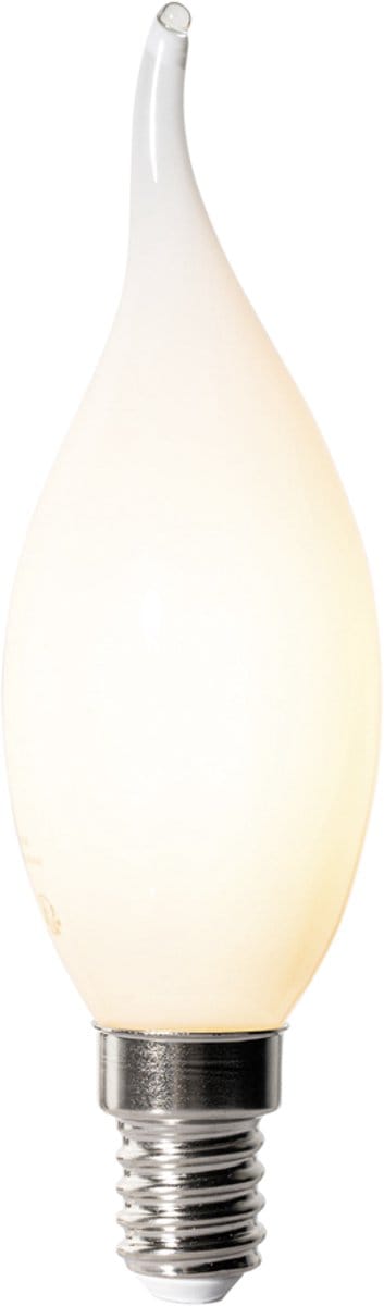 LUEDD E14 dimbare LED lamp BXS35 opaal 4W 450 lm 2700K