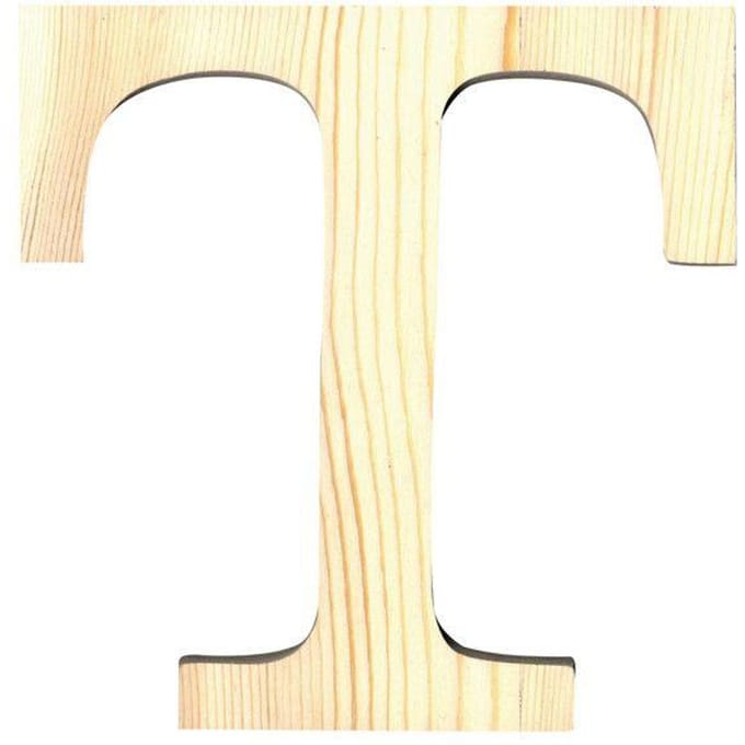 Artemio houten letter T 11.5 cm