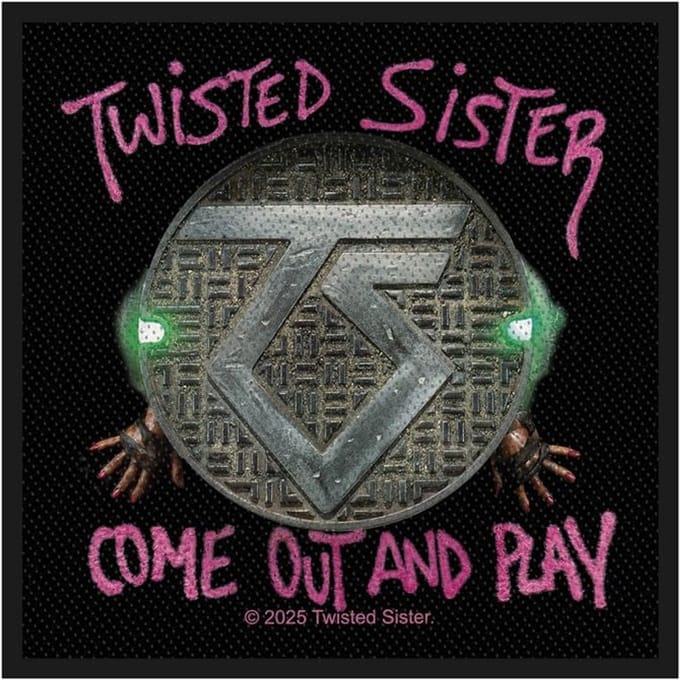 Twisted Sister Come out and play Unisex Patch - meerkleurig - Standard
