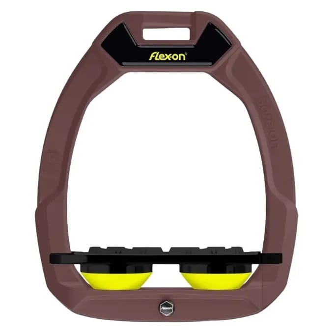 Plat Grip Veiligheidsbeugels Bruin/Zwart/Geel Flex-On Safe-On