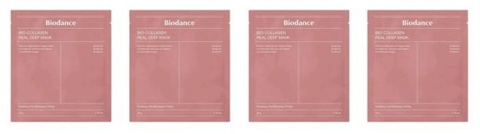 Biodance Bio Collagen Real Deep Mask Set van 4 x 34 g