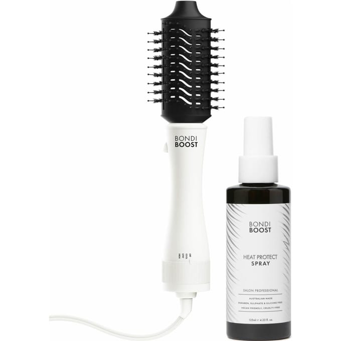 BondiBoost 51mm Blowout Brush and Heat Protect Spray 125ml Bundle