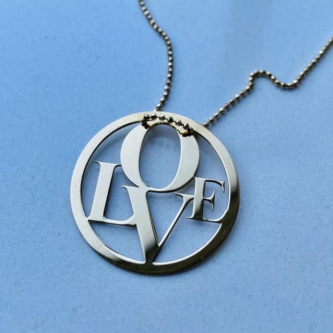 Goudkleurig collier Love | AG925