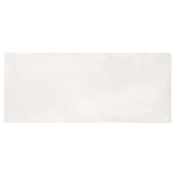 vidaXL - Antislip - vloerkleed - van - imitatie - konijnenbont - OLITE - Wit