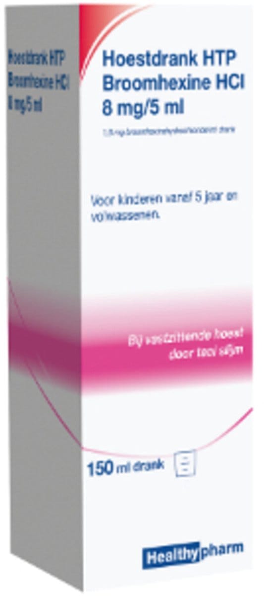 Healthypharm Hoestdrank Volwassen 8mg/5 ml - 2 x 250 ml