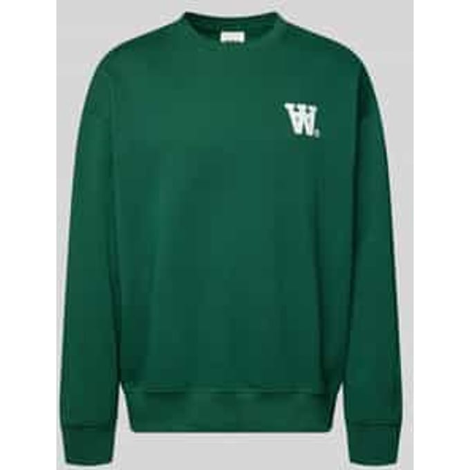 Sweatshirt met logobadge, model 'Noel'