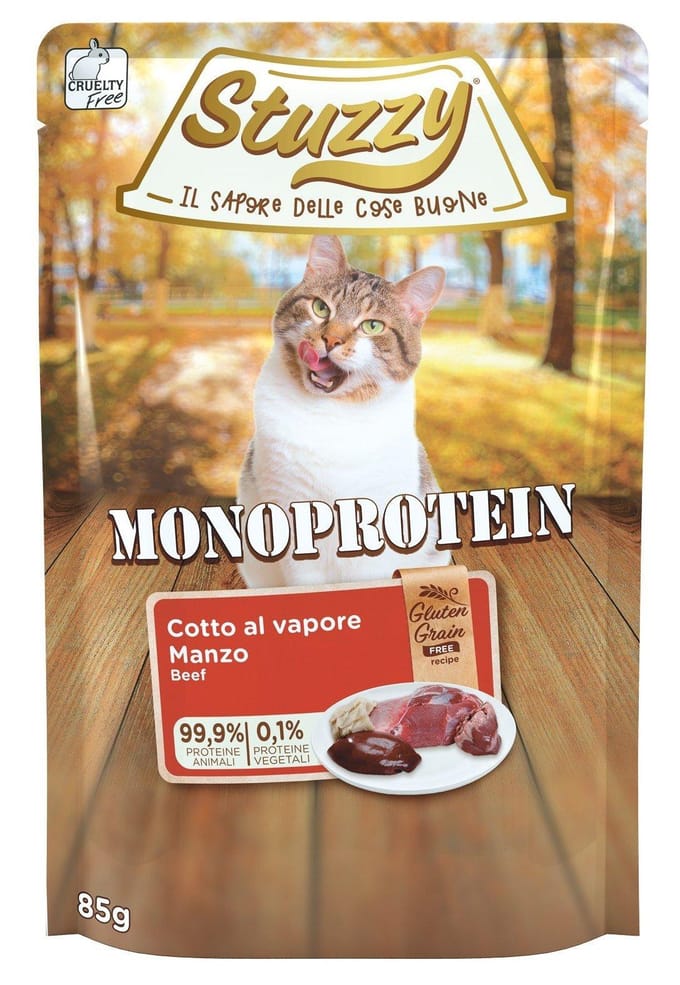 Stuzzy - Kattenvoer - Rund - Graan vrij - Volledig Natvoer - 16 x 85 gram