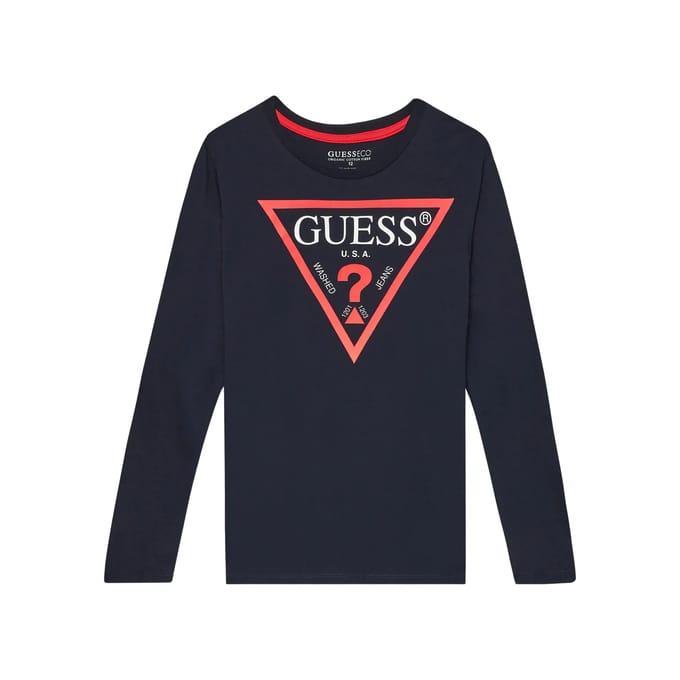 Kinder-T-shirt met lange mouwen Guess Core