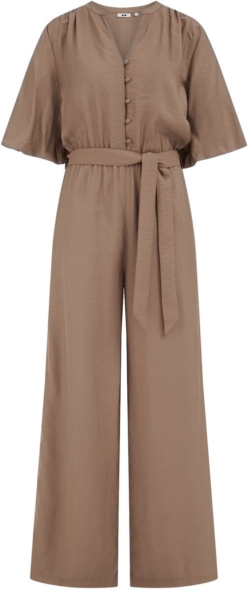 WE Fashion Dames jumpsuit met pofmouwen