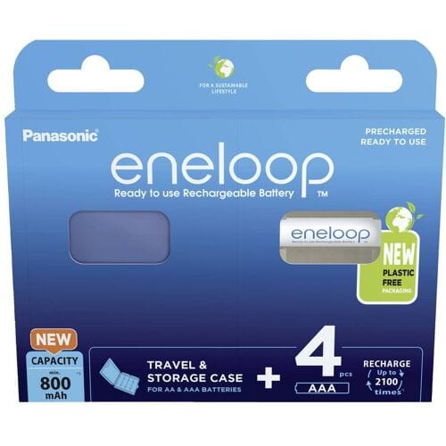 Panasonic eneloop BK-4MCDE - Battery 4 x AAA - NiMH - ( rechargeable ) - 800 mAh