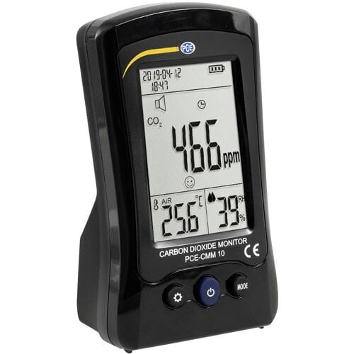 PCE Instruments PCE-CMM 10 Aerosolmeter Temperatuur, Luchtvochtigheid, Koolstofdioxide Met USB-interface