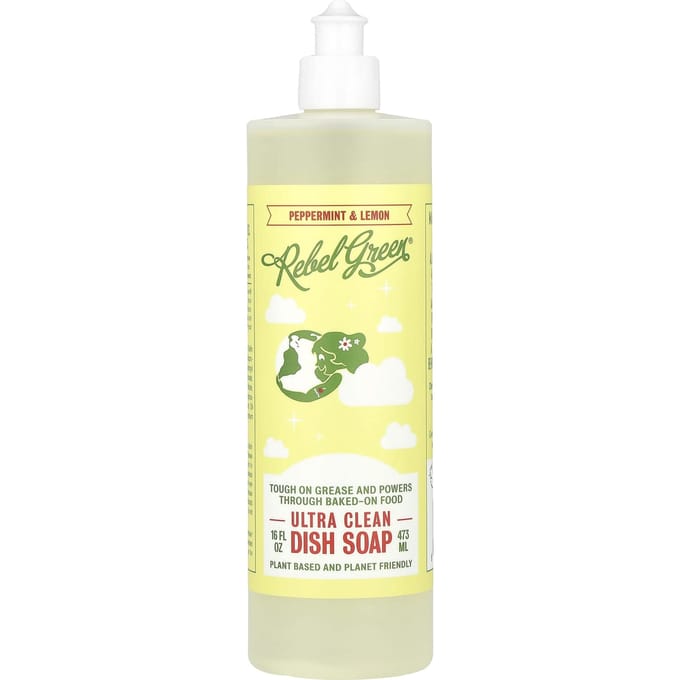 Ultra Clean Afwasmiddel, Pepermunt & Citroen, 473 ml (16 fl oz) beige