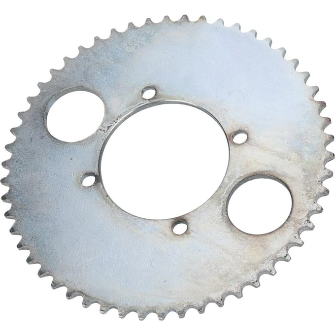 54 Tands Ketting T8F 4 Gaten Tandwielplaat Sterke Taaiheid Elektrische Scooter Tandwiel white