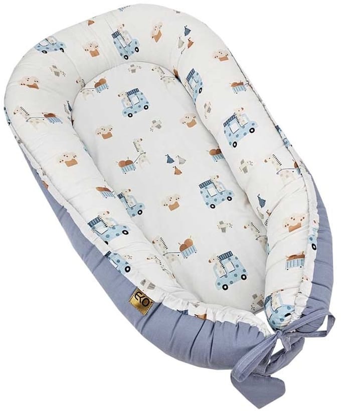 Cotton baby cocoon GIRAFFE