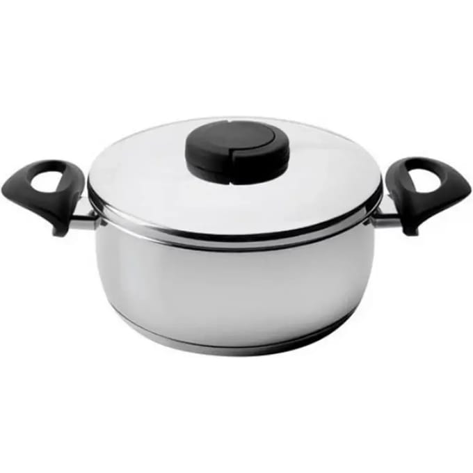 Pot met deksel Lacor Estudio 24 cm