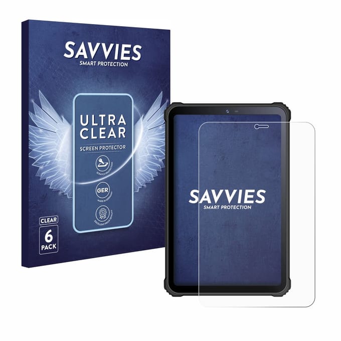 Savvies - Screenprotector voor Oukitel RT3 - Folie Beschermfolie transparant 6 Stuks