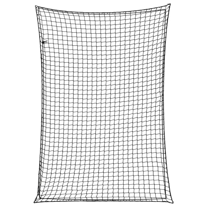vidaXL - Aanhangwagennet - elastisch - touw - 5x3,5 - m - polypropeen - zwart