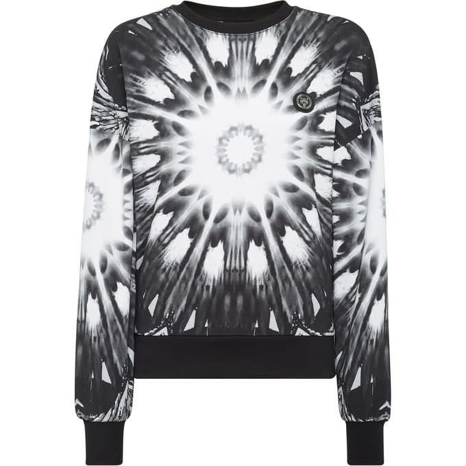 Sweatshirt Optical Flower