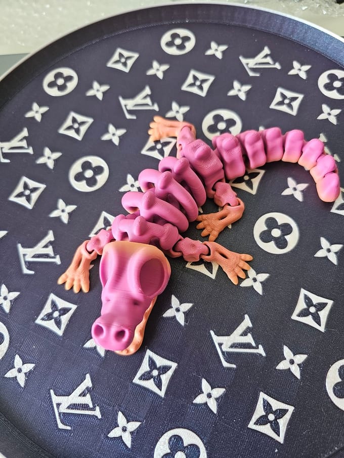 3D-geprinte Flexibele Skelethagedis – 17 cm – Beweegbare Fidget & Decoratie