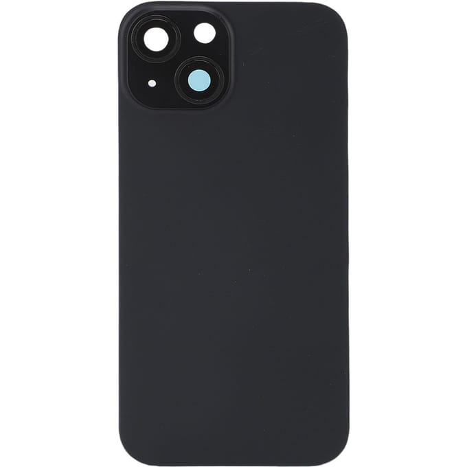 Achterruit Deksel Vervanging voor 15 Mobiele Telefoon Onderdelen Kit Set met Camera Lens Componenten black